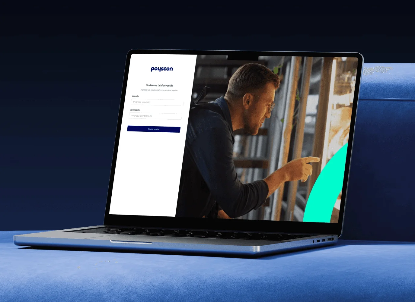 La entrada al backoffice de Payscan